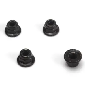 HPI Racing Flange Lock Nut M2.5 (Silver/4pcs)