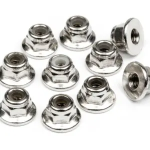 HPI Racing Flanged Lock Nut M3 (10Pcs)