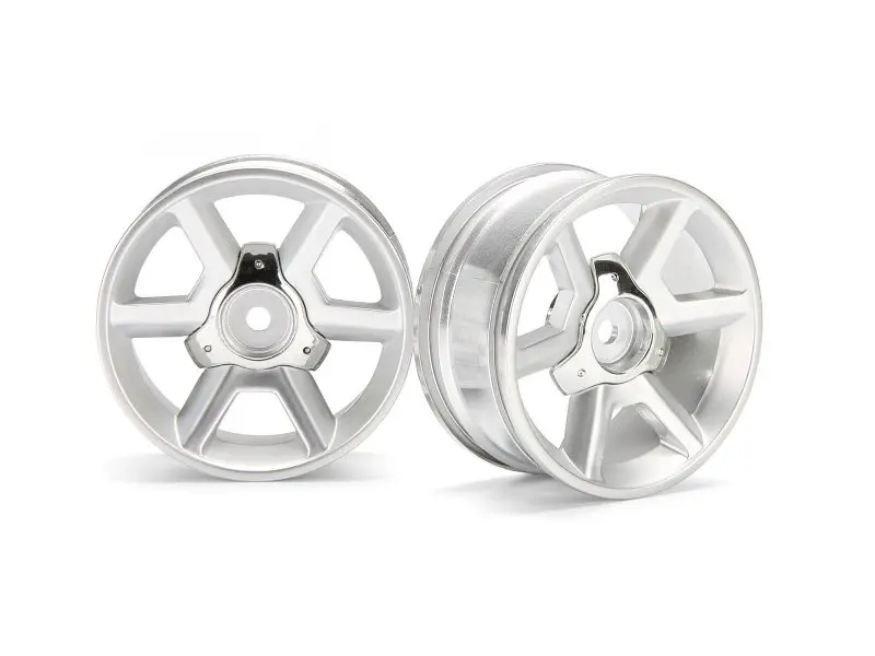 HPI Racing GT Wheel Silver (6Mm Offset/2Pcs)