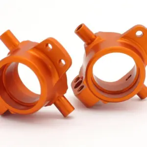 HPI Racing Hd Aluminum Front Hub Carrier (Orange/2Pcs)