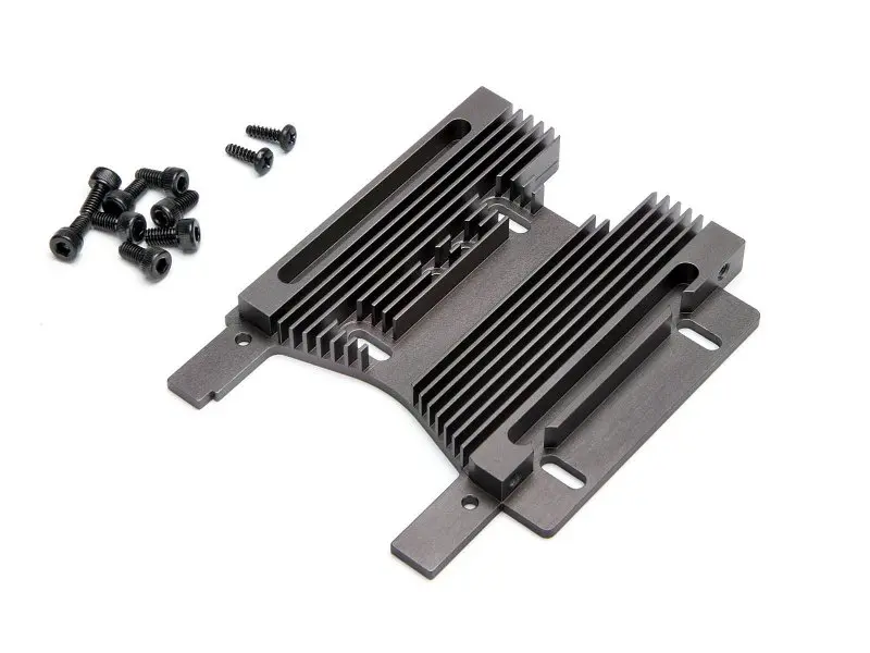 HPI Racing Hd Heatsink Motor Plate 10Mm (7075s/Gray)