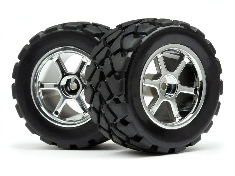 HPI Racing Mounted Vt Tire/Wheel Set (4Pcs)