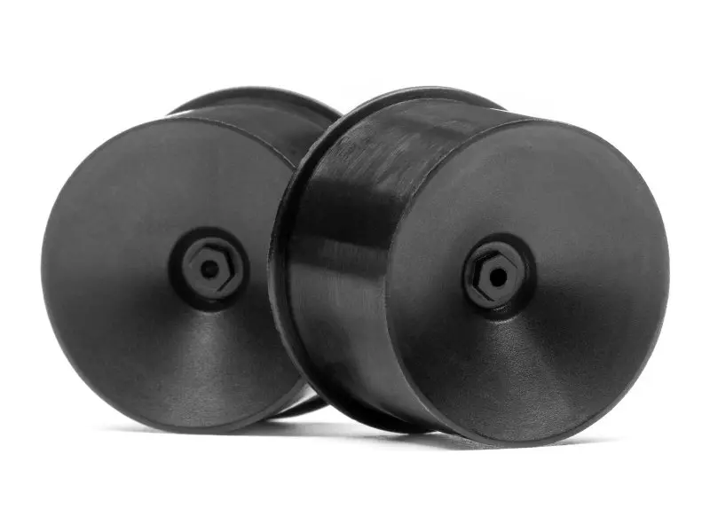 HPI Racing Q32 Dish Wheel Set (Black/22x14/4Pcs)