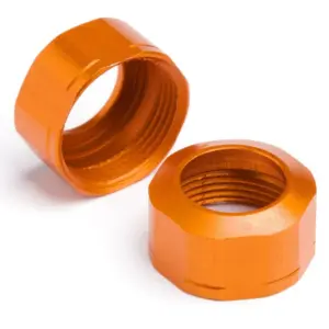 HPI Racing Shock Cap 12Xm13X0.8Mm (Orange/Grooved/2Pcs)
