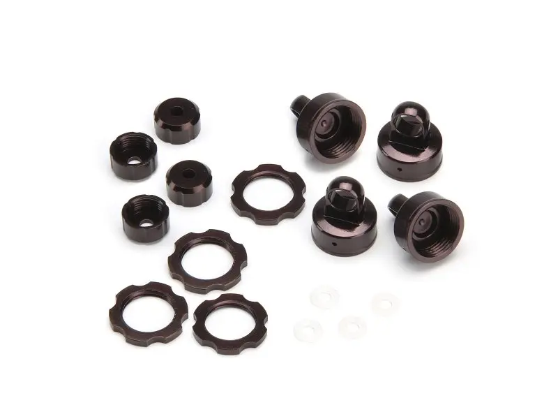 HPI Racing Shock Color Parts Set (Dark Brown Anodized)