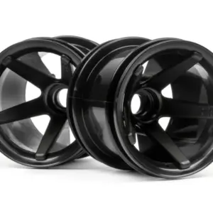 HPI Racing Super Star Mt Wheels Front (Black/2.2In/2Pcs)