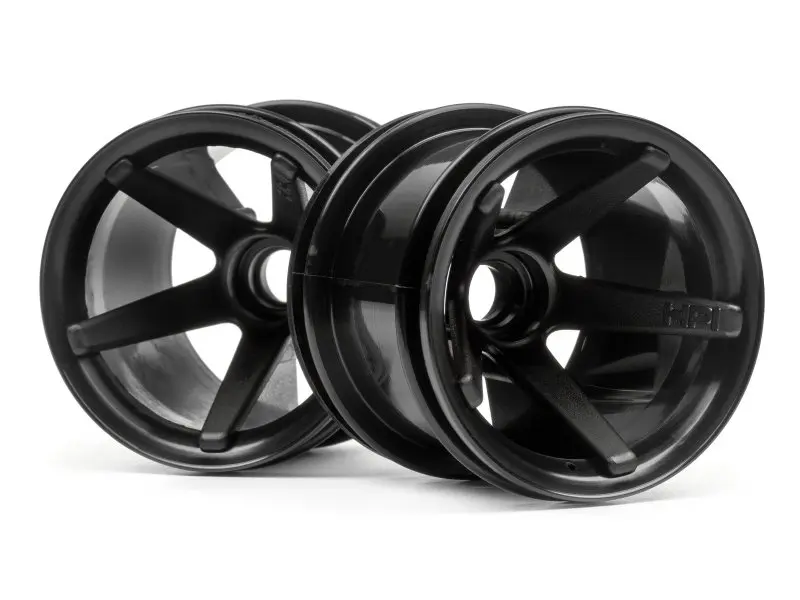 HPI Racing Super Star Mt Wheels Front (Black/2.2In/2Pcs)