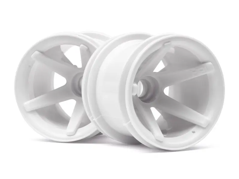 HPI Racing Super Star Mt Wheels Front (White/2.2In/2Pcs)