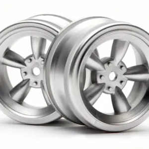HPI Racing Vintage 5 Spoke Wheel 26Mm Matte Chrome(0Mm Offset