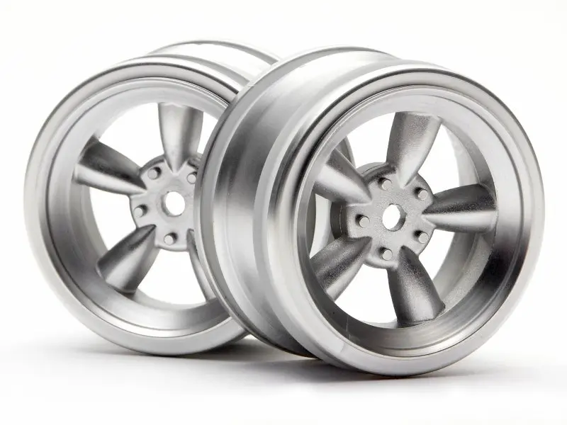 HPI Racing Vintage 5 Spoke Wheel 26Mm Matte Chrome(0Mm Offset