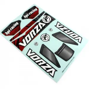 HPI Racing Vorza Buggy Flux VB-2 Decal Sheet