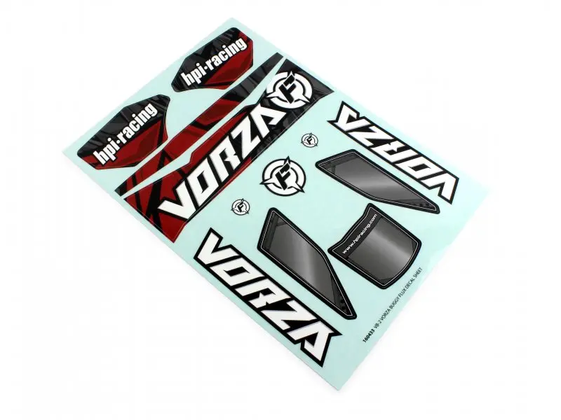 HPI Racing Vorza Buggy Flux VB-2 Decal Sheet