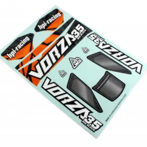 HPI Racing Vorza Buggy Nitro VB-2 Decal Sheet
