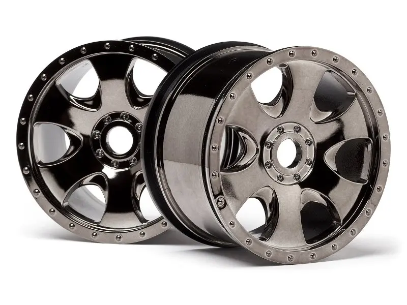 HPI Racing Warlock Wheel Chrome (83X56Mm/2Pcs)