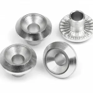 HPI Racing Wheel Washer (Silver/4Pcs)