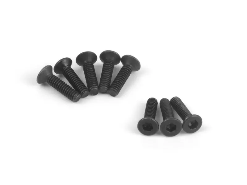Maverick RC Flat Head Screw M2x8mm (Hex/Socket/8pcs)