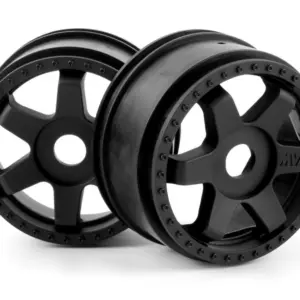 Maverick RC QuantumR Race Truck Wheel (Black/2pcs)