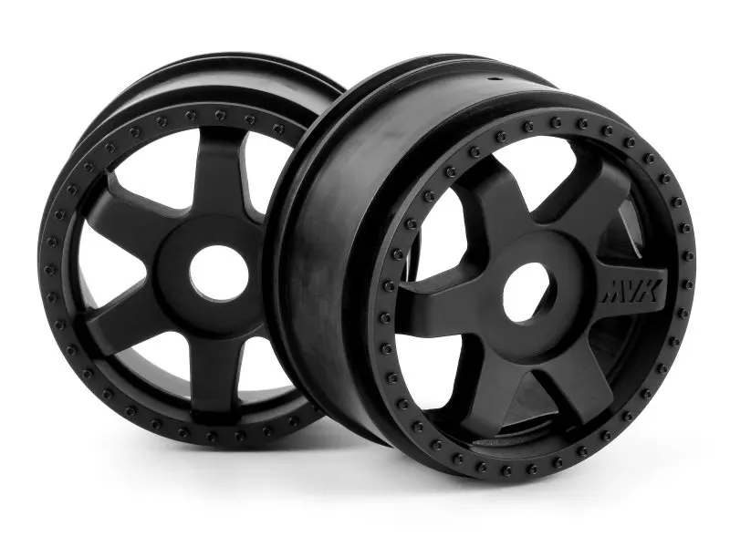 Maverick RC QuantumR Race Truck Wheel (Black/2pcs)