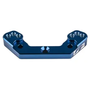 Team Associated B6.2 Ft Rear Ballstud Mount +2mm Blue