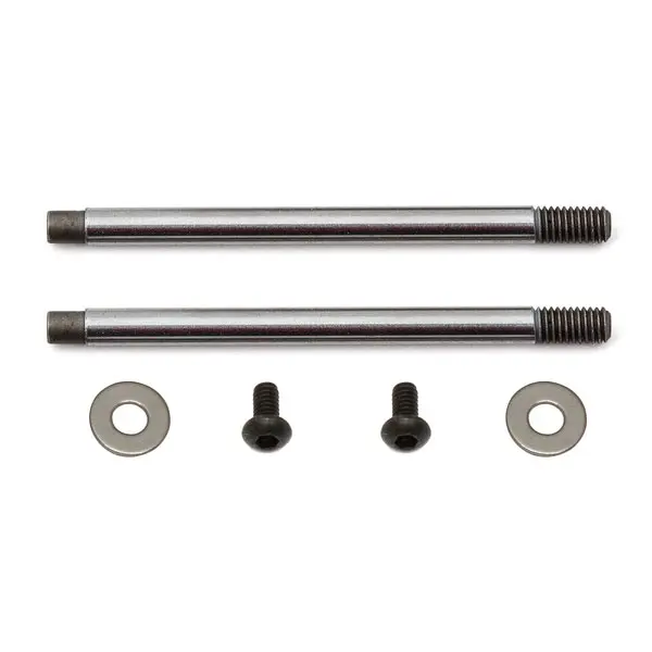 Team Associated Ft 3X23 Shock Shaft V2, Chrome
