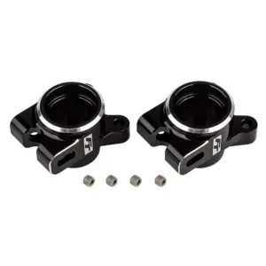 Team Associated Ft Rc10B7 Rear Hub Set Black Aluminium