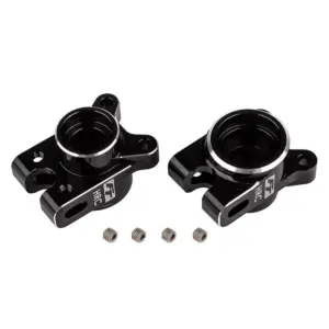 Team Associated Ft Rc10B7 Rear Hub Set Hrc Black Aluminium