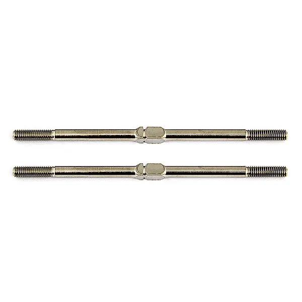 Team Associated Ft Titanium Turnbuckles 3x67mm Silver (2)