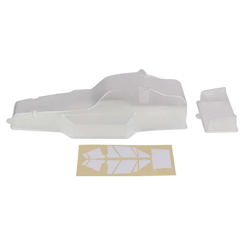 Team Associated Rc10 Protech Bodyshell and Wing (Clear)
