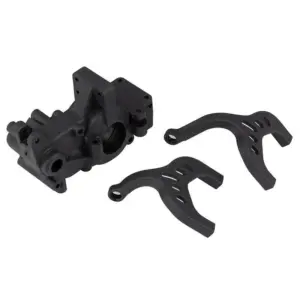 Team Associated Rc10B6 Ft Laydown Gearbox/Braces Carbon