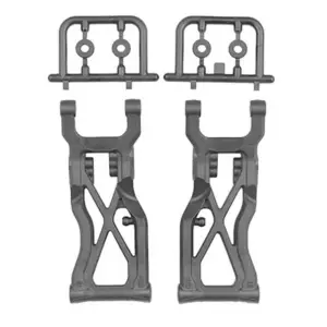 Team Associated RC10B7.1 Ft Carbon Rear Suspension Arms V2 81mm