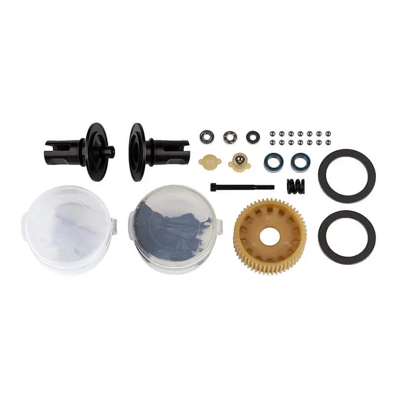 Team Associated Rc10b7 Ball Differential Set W/Cage Thrust