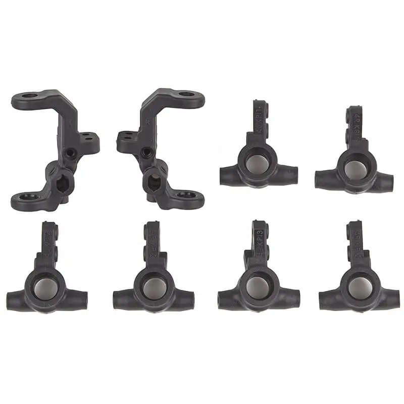 Team Associated Rc10B7 Ft Caster/Steering Blocks Carbon