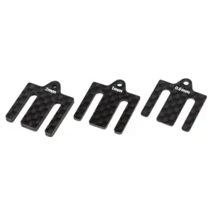 Team Associated Rc10B7 Ft Front Bulkhead Shims C/Fibre