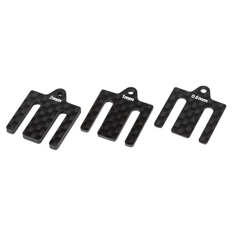 Team Associated Rc10B7 Ft Front Bulkhead Shims C/Fibre