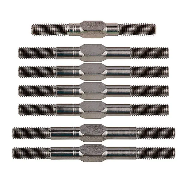 Team Associated RC10B74.2 Ft Titanium Turnbuckle Set 3.5MM
