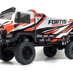 Hobby Plus 1:18 Rally Truck DKR-4 Fortis RTR - white
