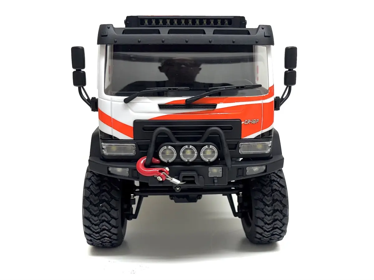 Hobby Plus 1:18 Rally Truck DKR-4 Fortis RTR - white