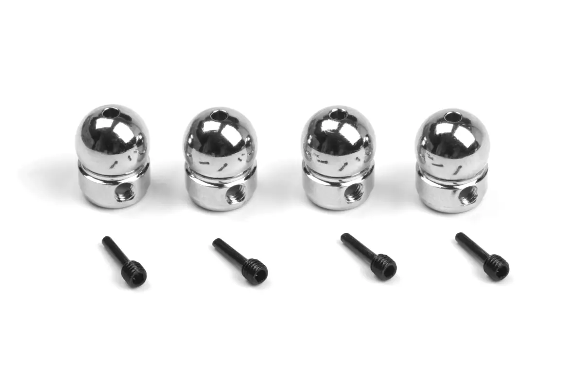 HPI Racing Body Post Ball End (Steel/4pcs)