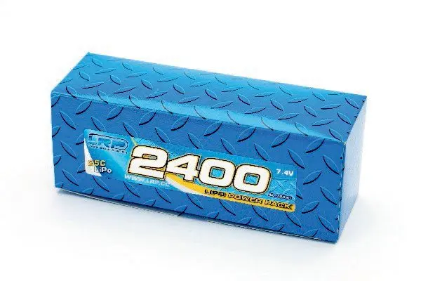 LRP LiPo power pack 2400-7,4v-25C-stickpack hardca
