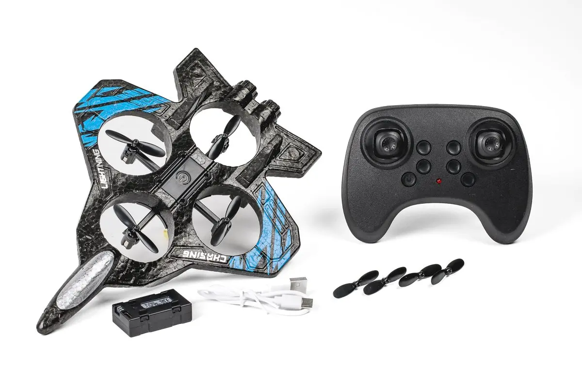 TEC-TOY F16 Jet Drone with Foam Body & Lights 2.4GHz 3.7V
