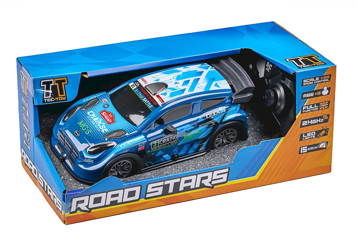 TEC-TOY MG.S Chase with Lights RC 1:22 2.4GHz - Blue