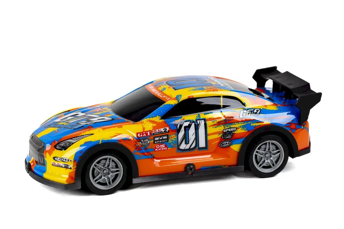 TEC-TOY Champion GT9 with Lights RC 1:22 2.4GHz - Yellow/Blue