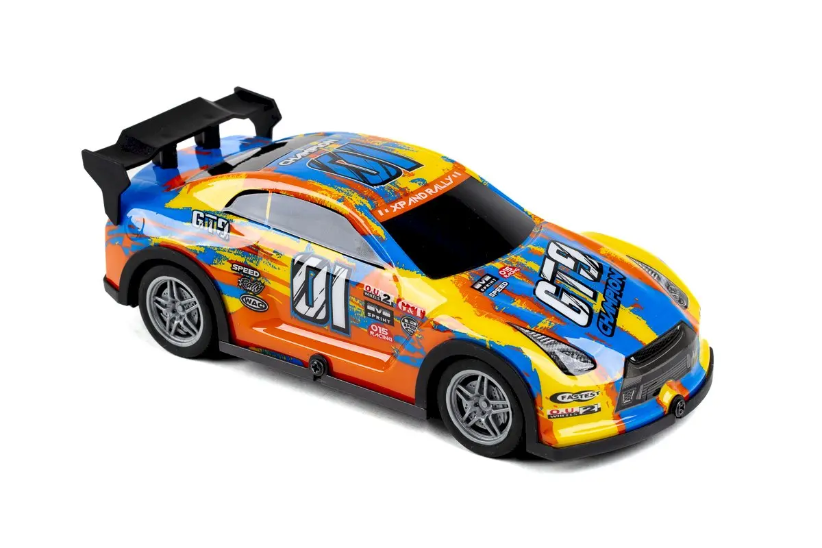 TEC-TOY Champion GT9 with Lights RC 1:22 2.4GHz - Yellow/Blue