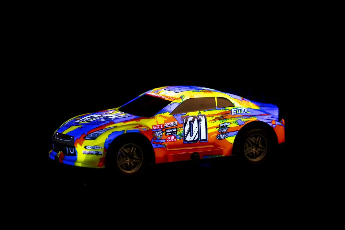 TEC-TOY Champion GT9 with Lights RC 1:22 2.4GHz - Yellow/Blue