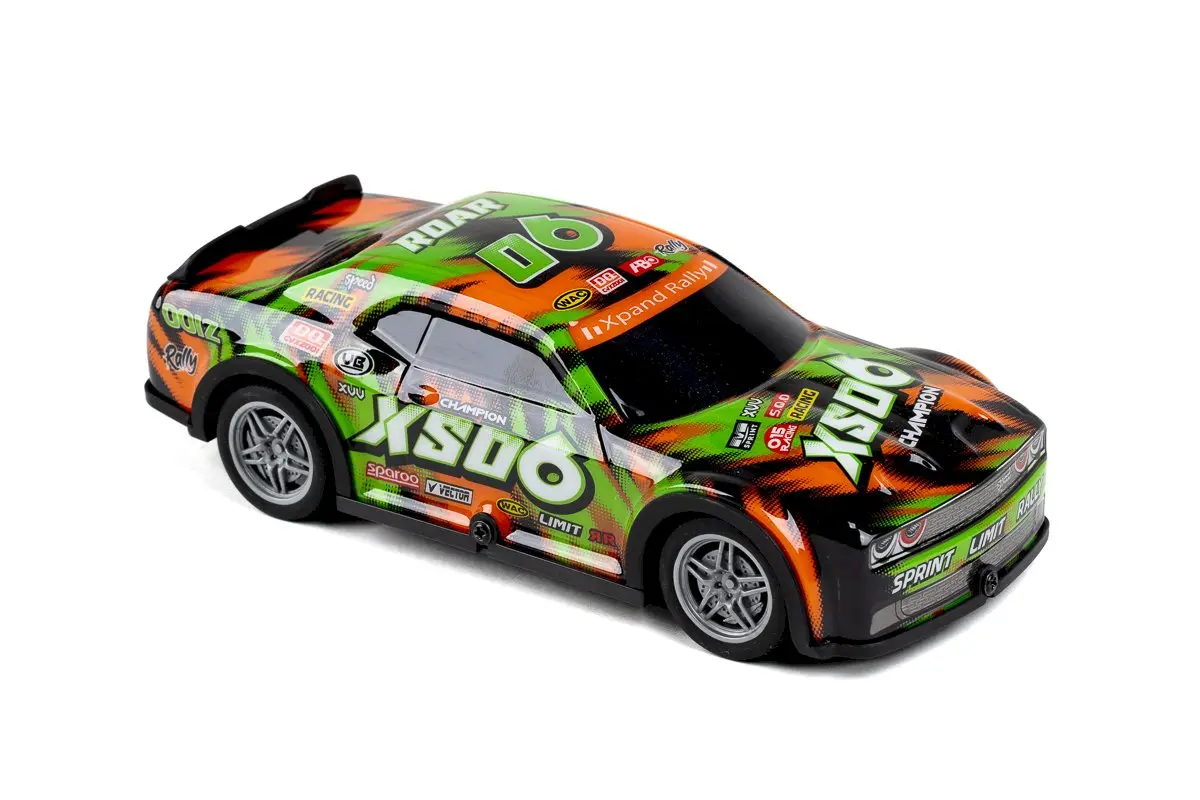 TEC-TOY Roar SXO6 with Lights RC 1:22 2.4GHz - Green/Orange