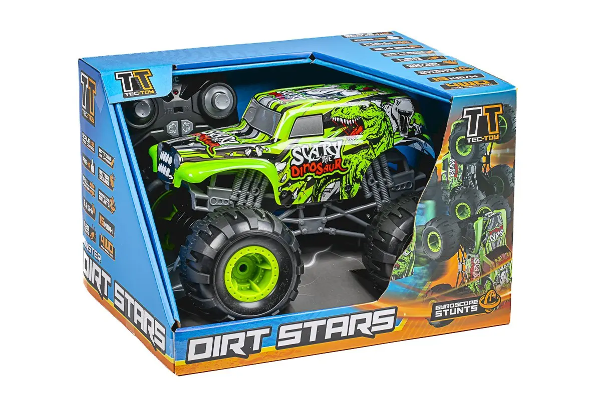 TEC-TOY Scary Monster RC 1:12 2.4GHz 7.4V with Gyro & Sound - Green