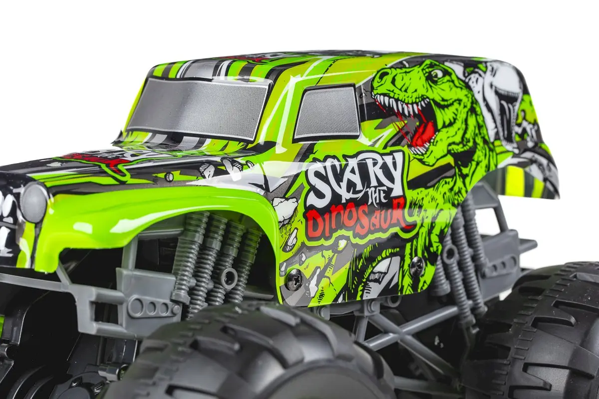TEC-TOY Scary Monster RC 1:12 2.4GHz 7.4V with Gyro & Sound - Green