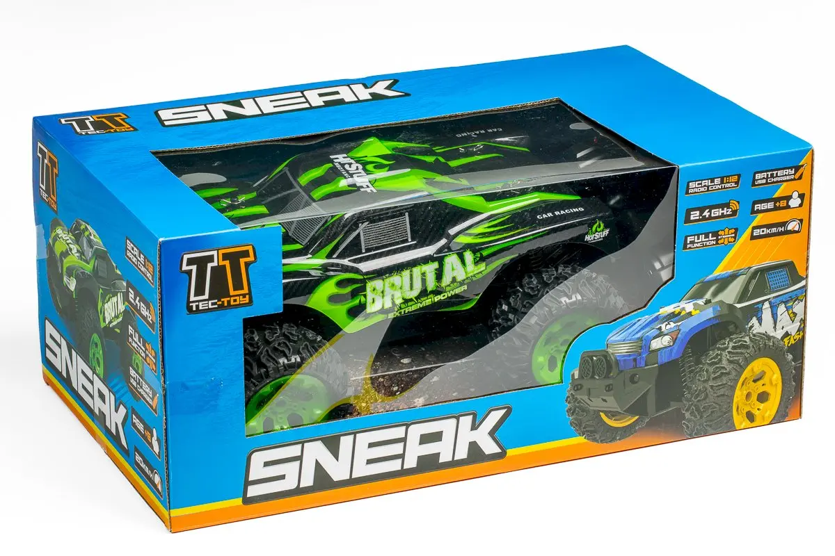 TEC-TOY Sneak Brutal RC 1:12 2.4GHz 7.4V 500mAh - Green