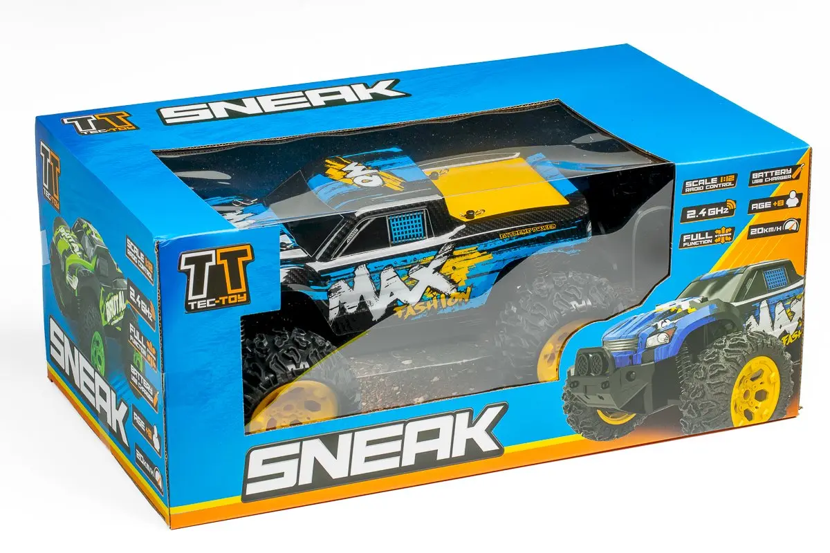 TEC-TOY Sneak Max RC 1:12 2.4GHz 7.4V 500mAh - Blue
