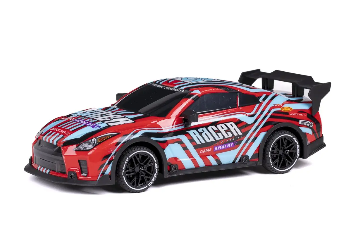 TEC-TOY Racer RC with Lights & Try Me 1:18 2.4GHz - Red/Blue